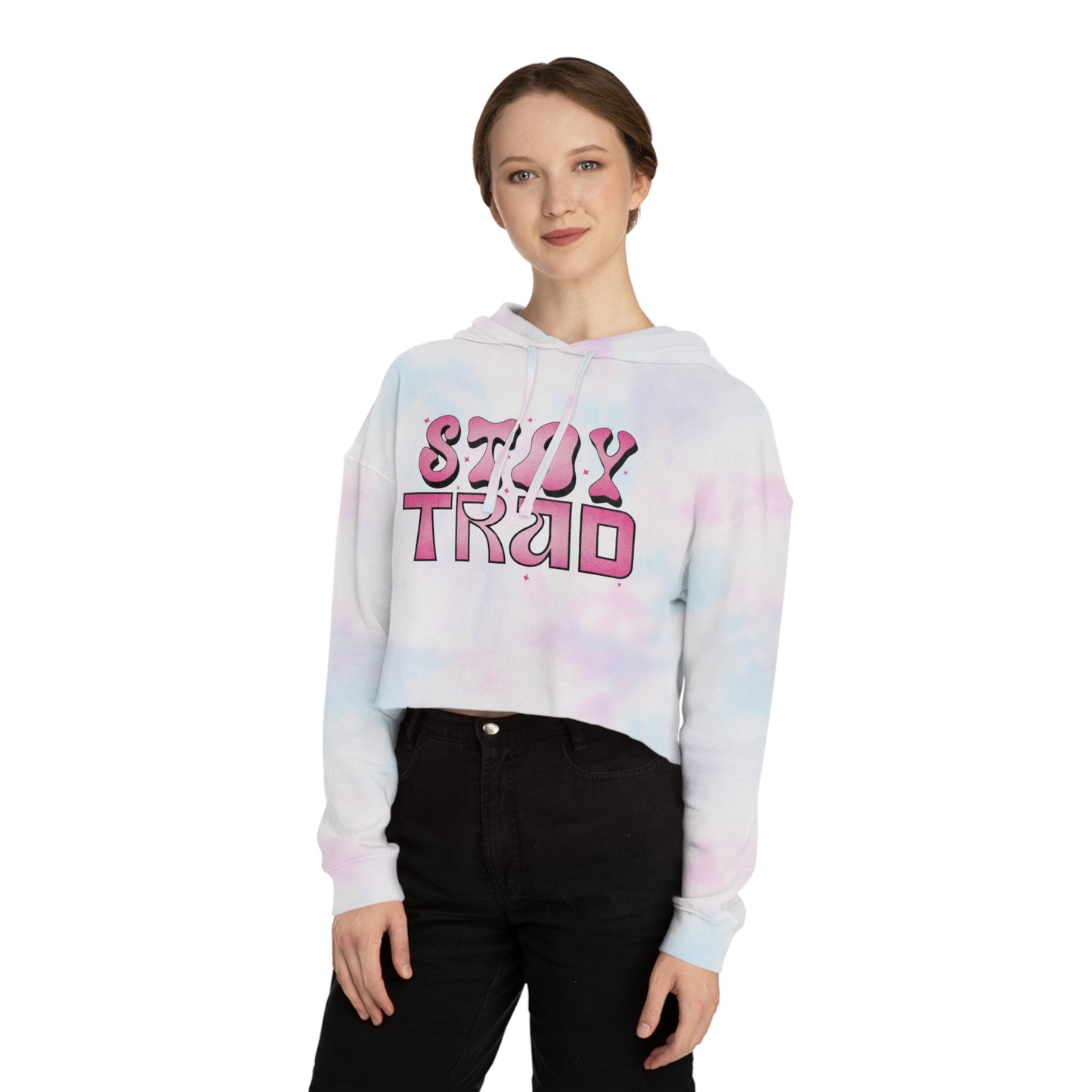 Stay Trad - Cropped Hoodie