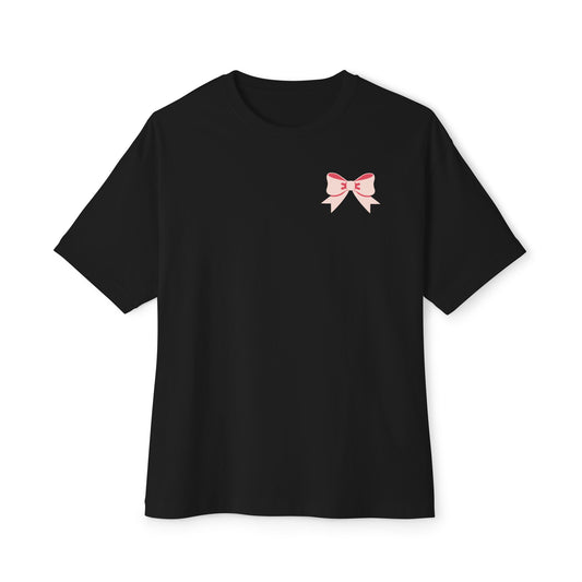 Some Girls Wear Bows - Boxy Oversized Adult Tee