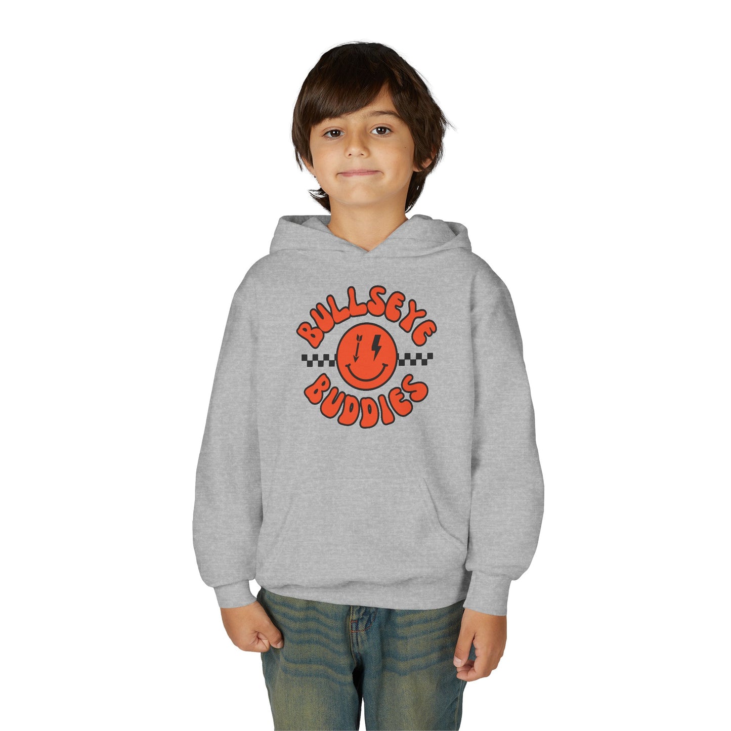 Bullseye Buddies - Youth Smiley Hoodie