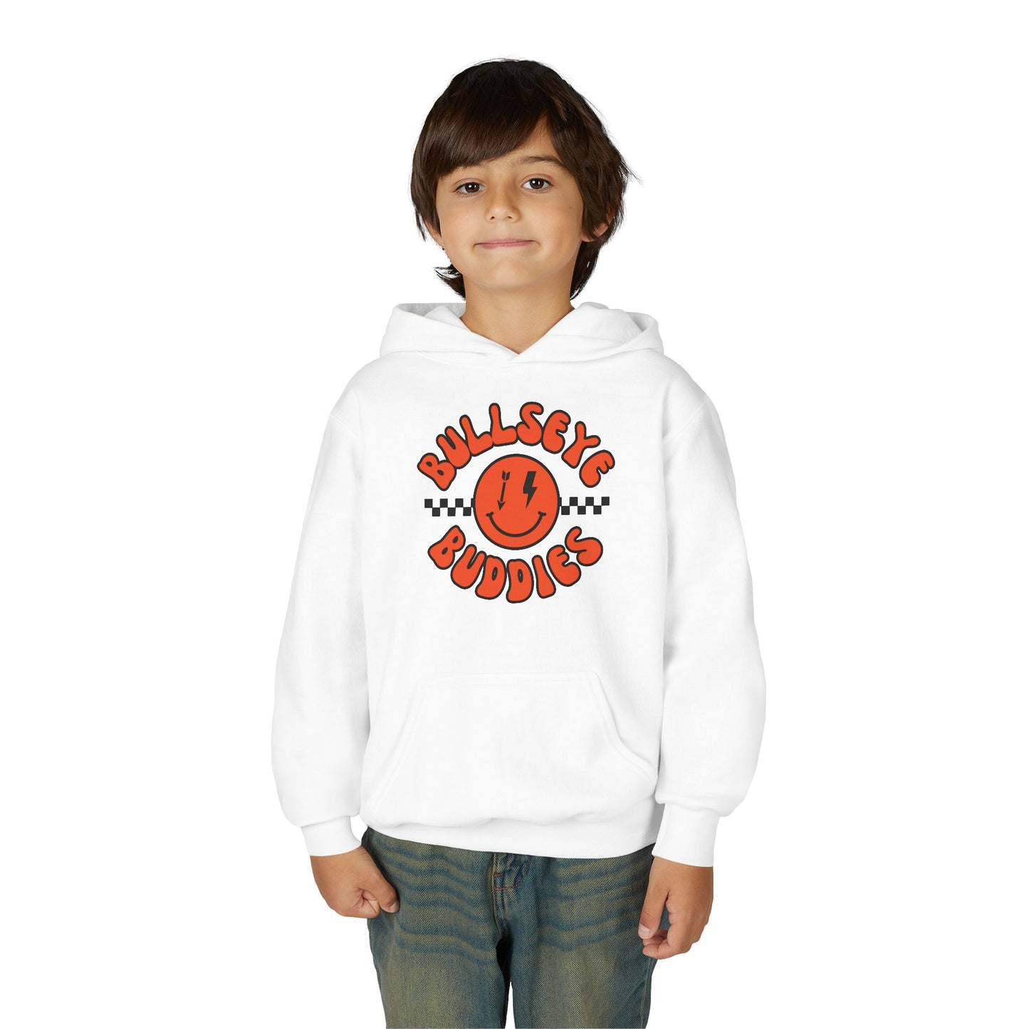 Bullseye Buddies - Youth Smiley Hoodie