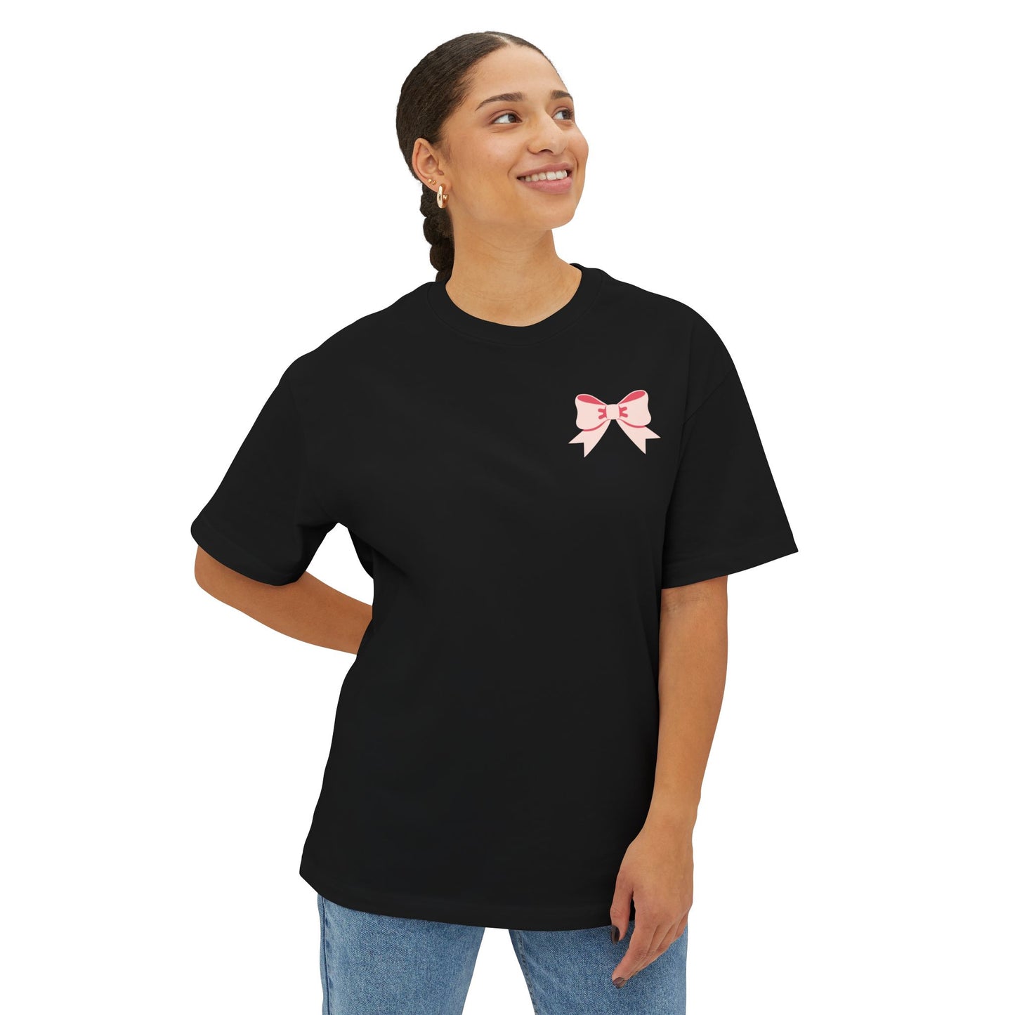 Some Girls Wear Bows - Boxy Oversized Adult Tee