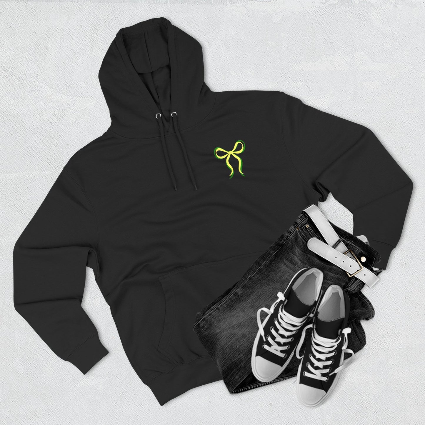 Some Girls Wear Bows in Green - Oversized Hoodie