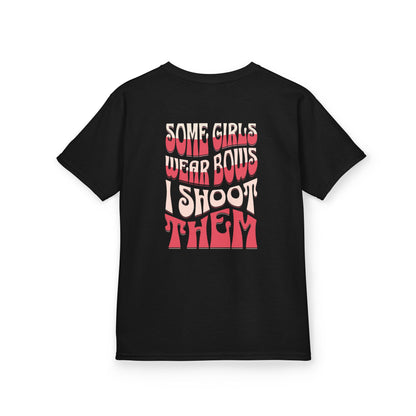 Some Girls Wear Bows - Kids Oversized Tee