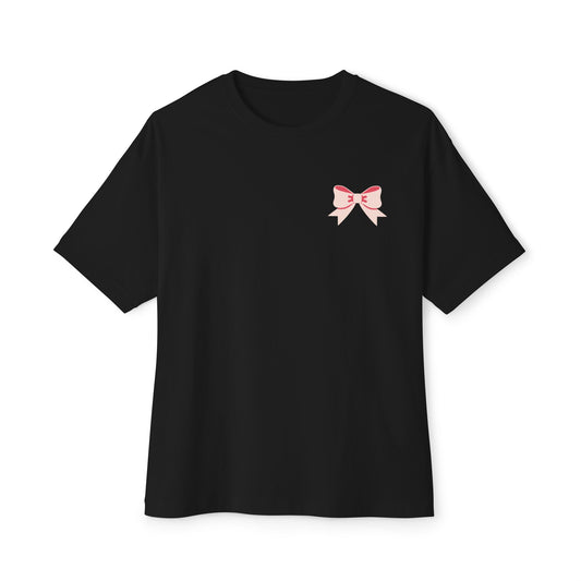 Some Girls Wear Bows - Boxy Oversized Adult Tee