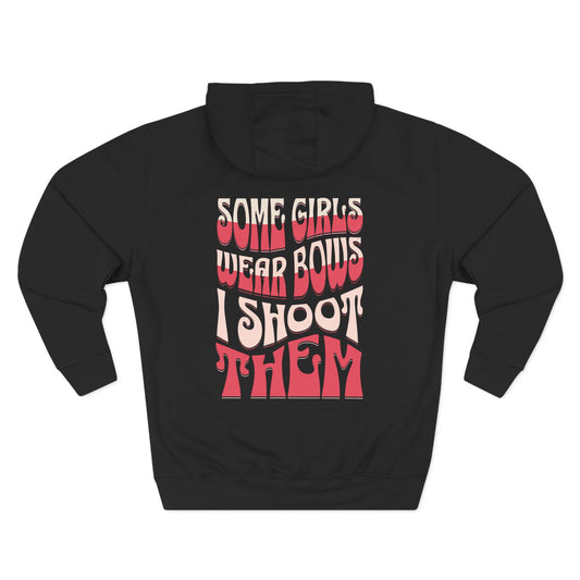 Some Girls Wear Bows - Oversized Hoodie